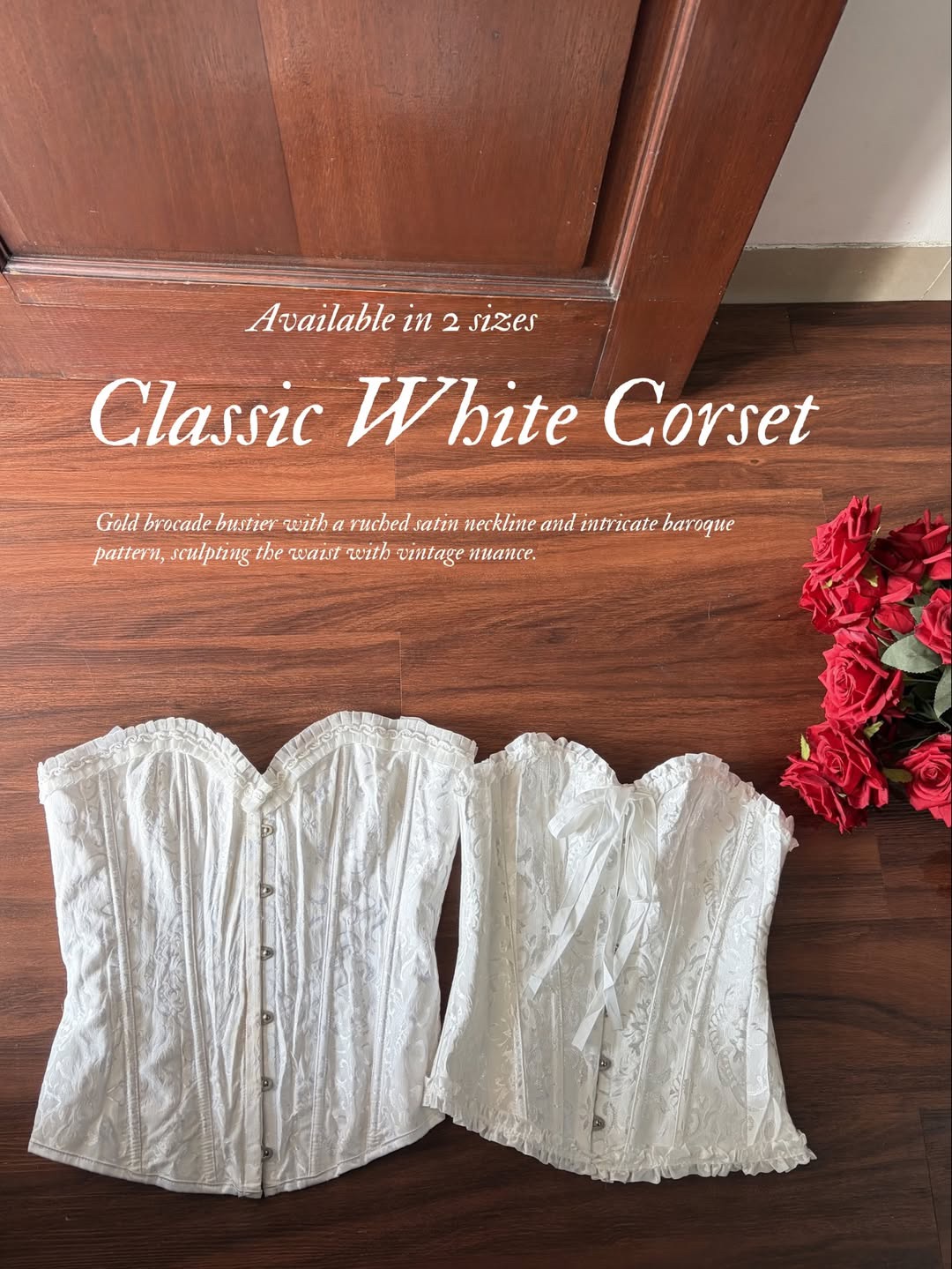Classic White Corset