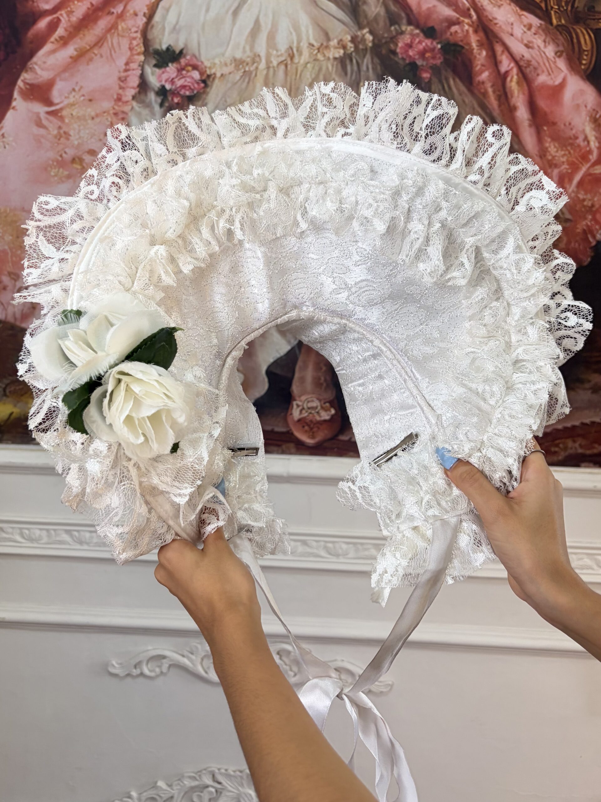 White Bonnet Hat