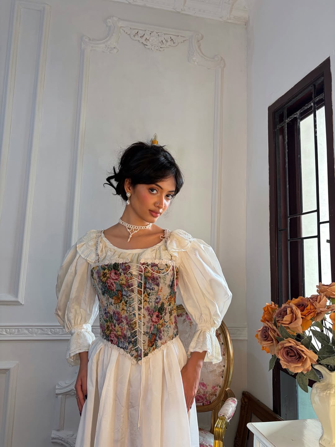 Petal Tapestry Corset