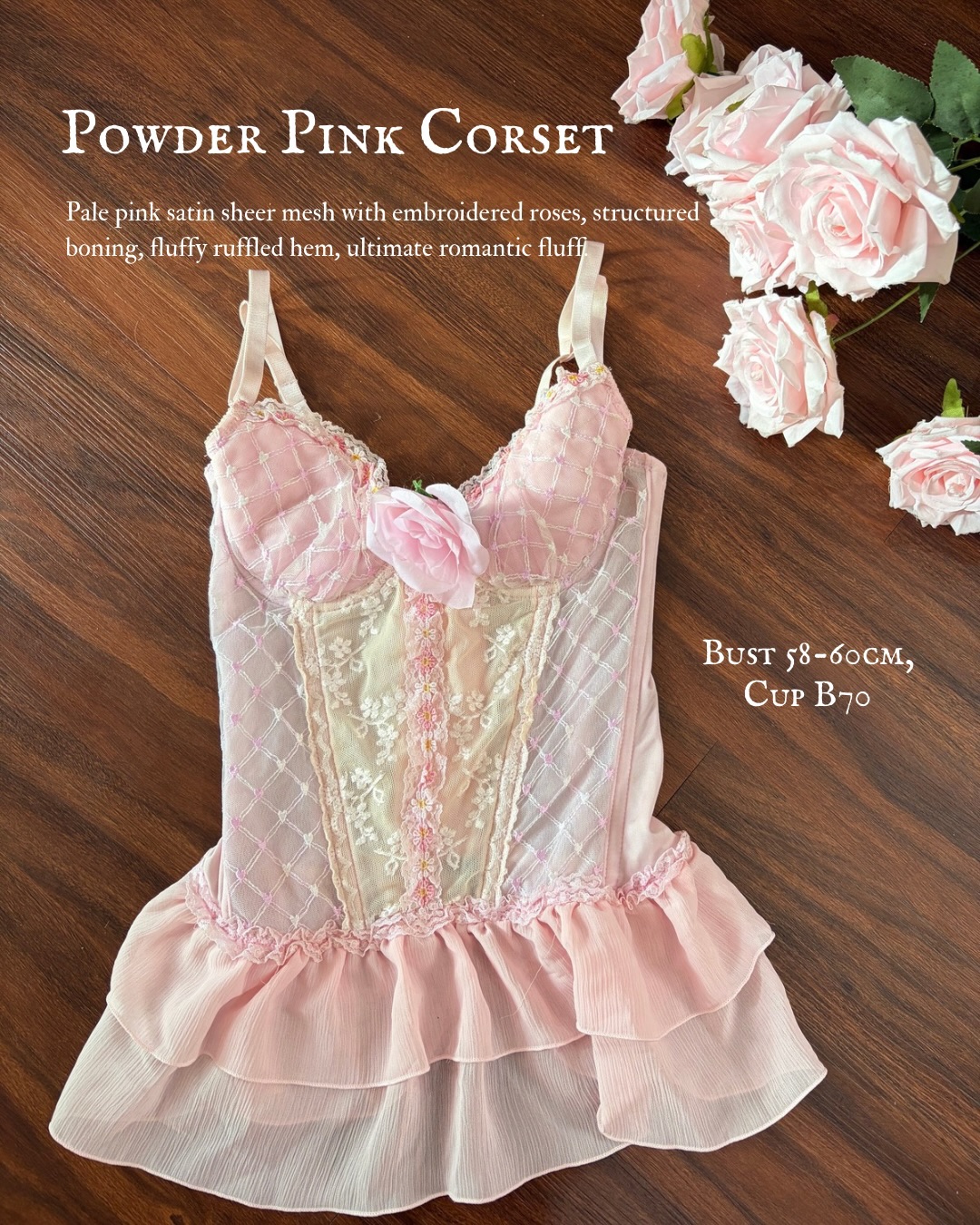 Powder Pink Corset