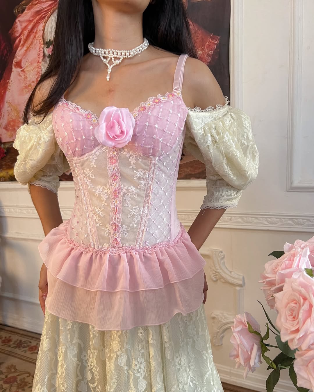 Powder Pink Corset