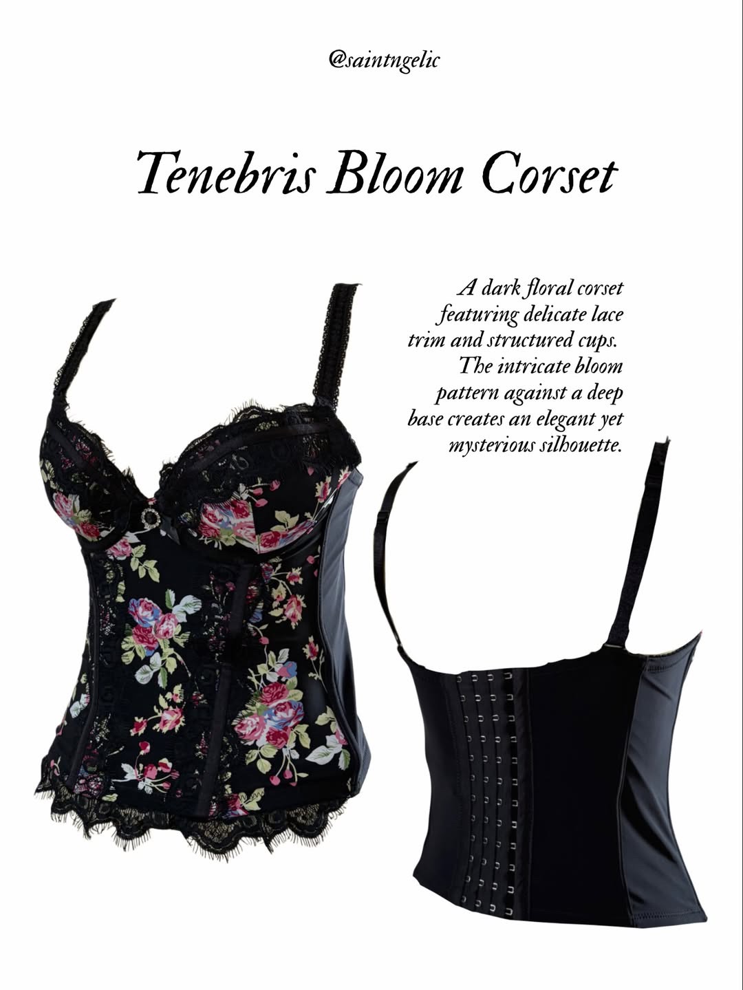 Tenebris Bloom Corset