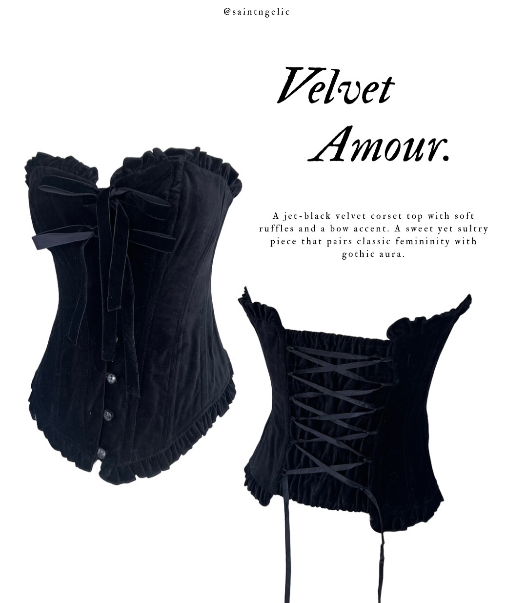 Velvet Amour Corset