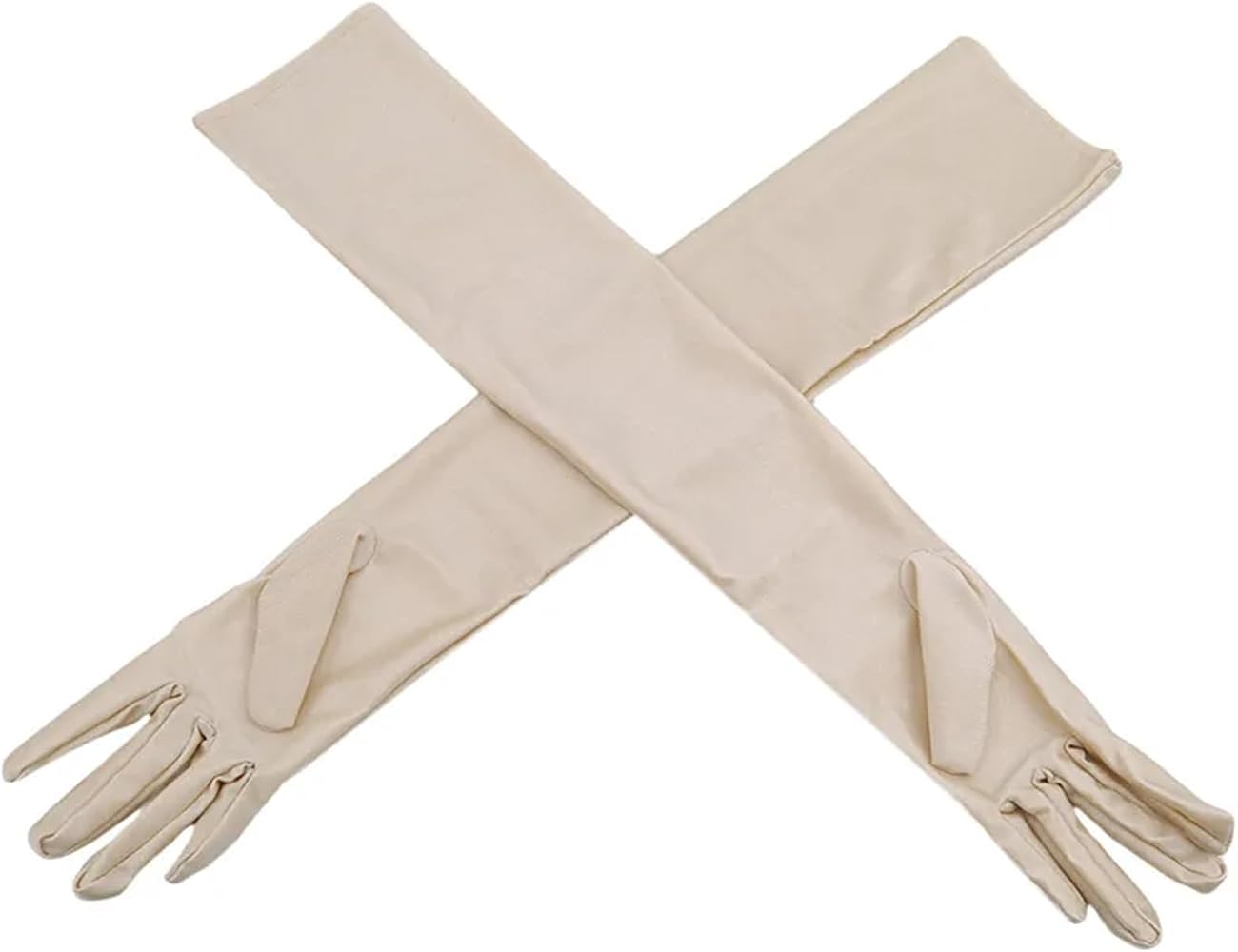 Gold Long Gloves