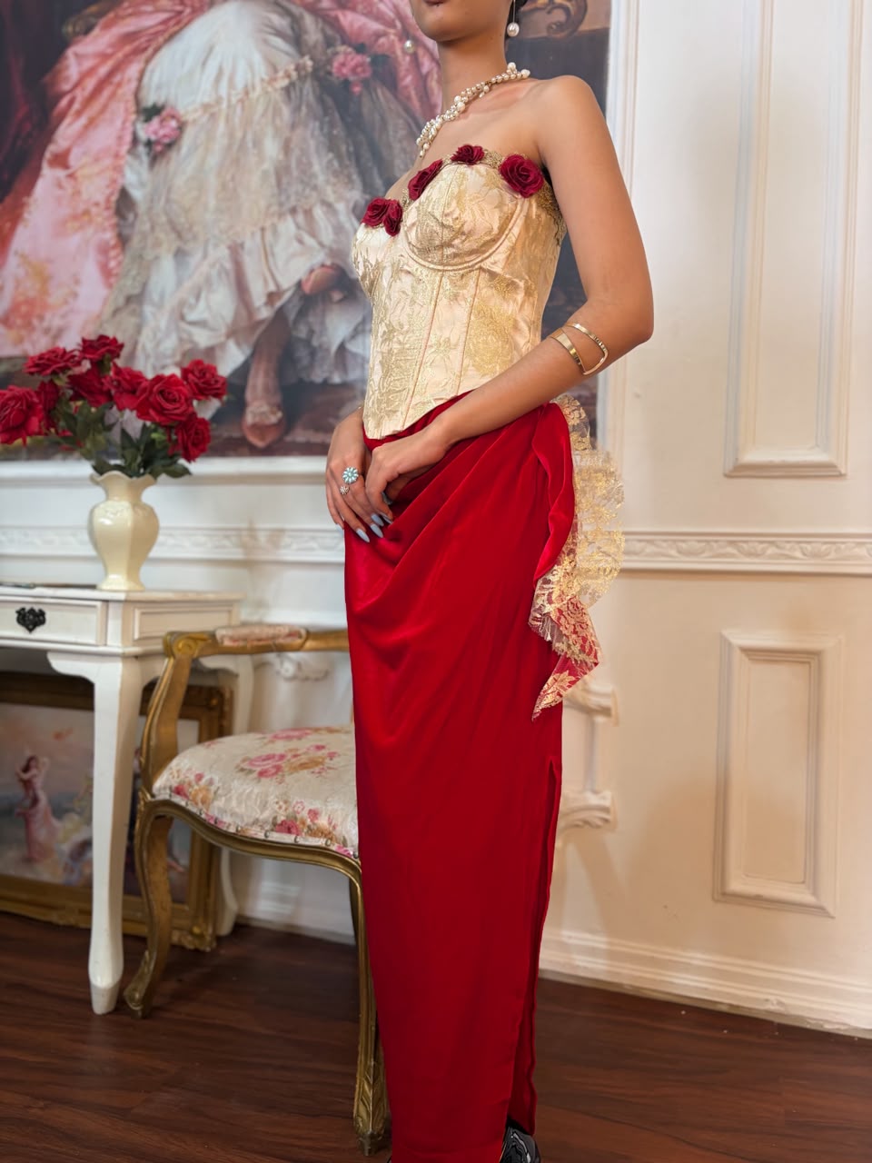 Wild Rosa in Spain Corset Dress