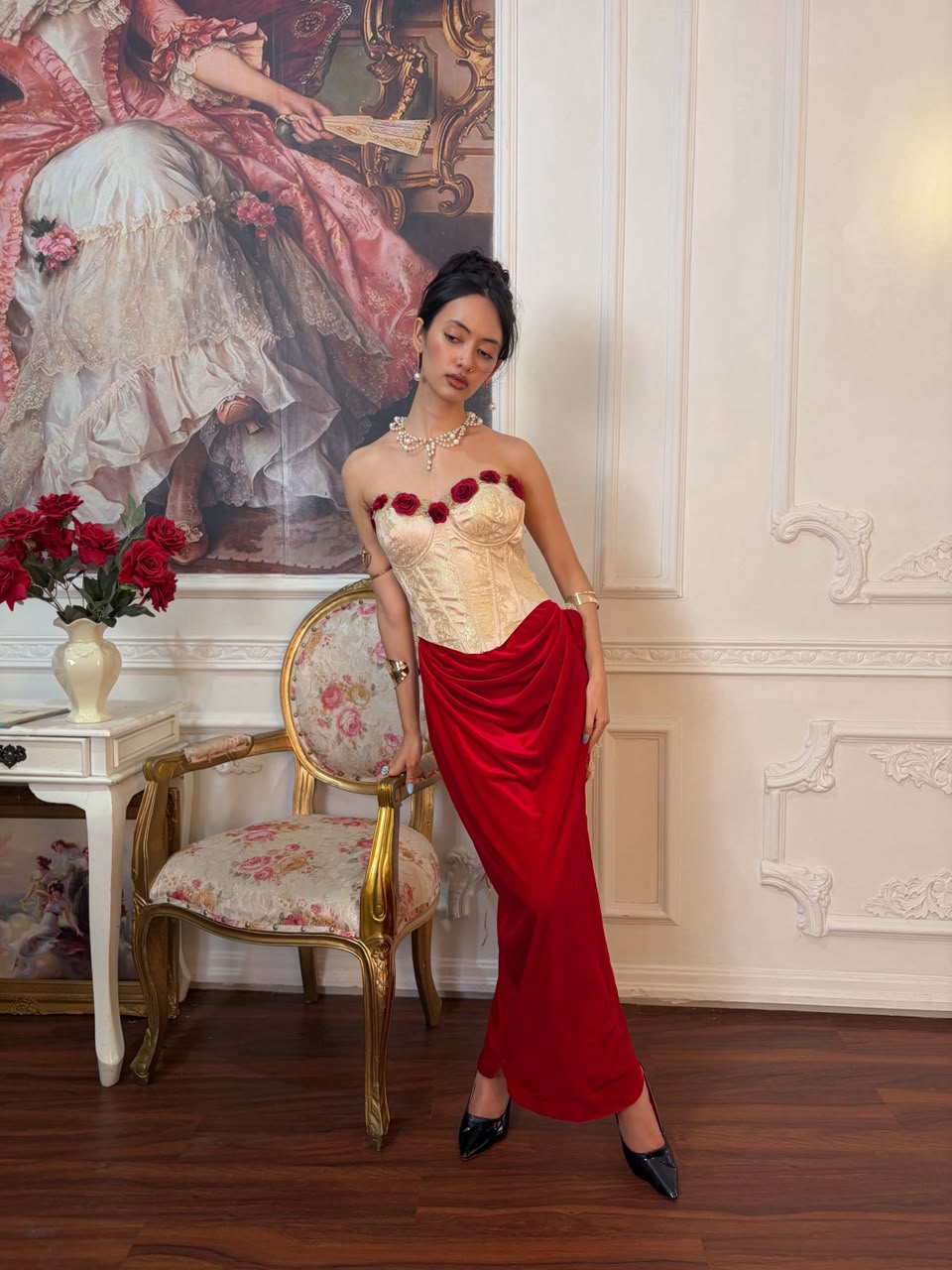 Wild Rosa in Spain Corset Dress